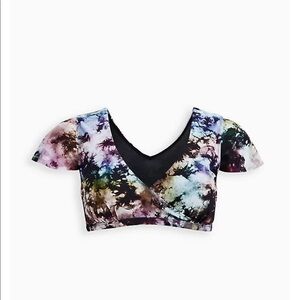 New! Torrid sz 3‎ Tie Dye Swim Bathing Suit Top 3X